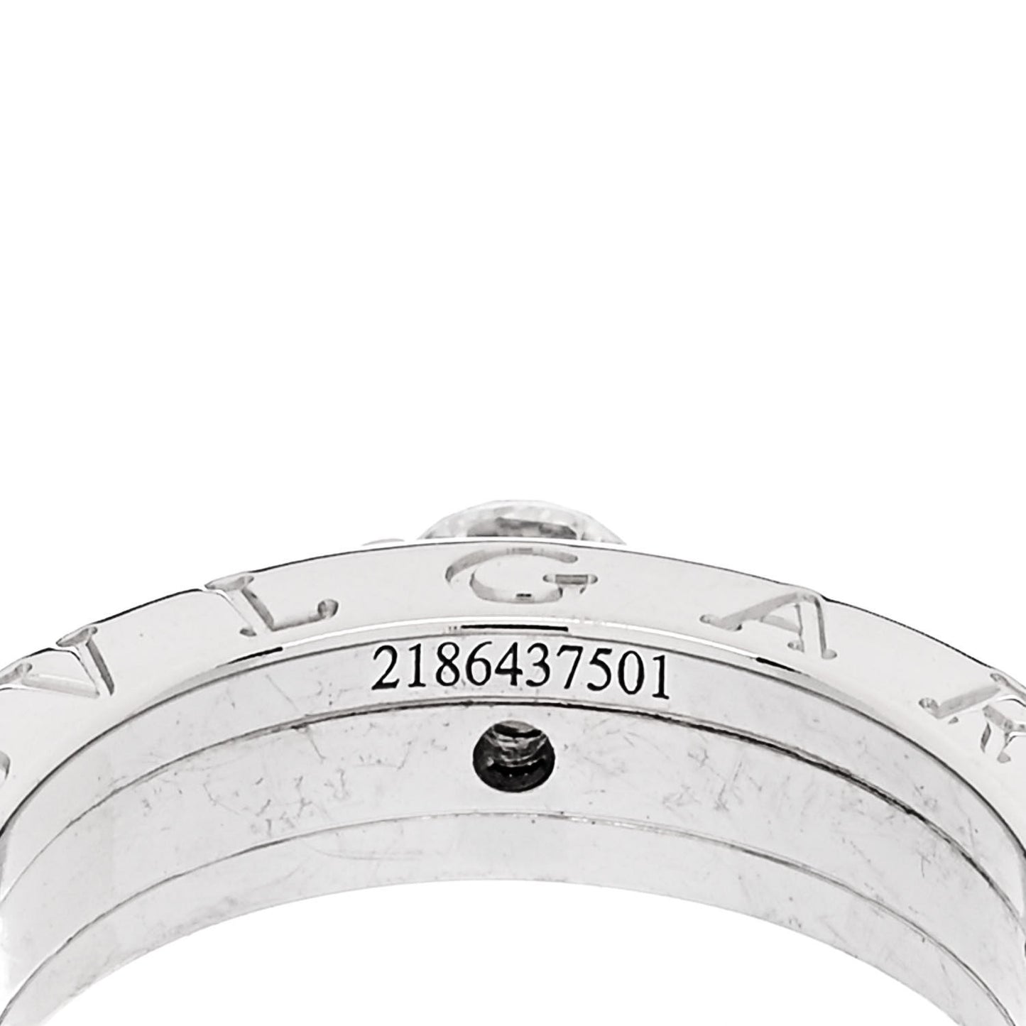 18K White Gold Diamond B.Zero1 Engagement Ring 51 5.75