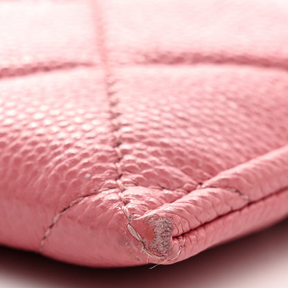 Chanel Caviar Quilted Card Holder Pink 10 of 13