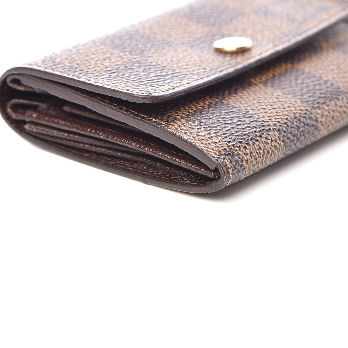 Damier Ebene Porte-Monnaie Plat Coin Purse