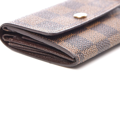 Louis Vuitton Damier Ebene Porte-Monnaie Plat Coin Purse 9 of 9