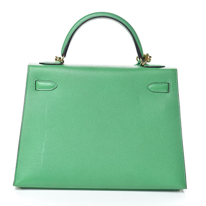 Hermes Epsom Kelly Sellier 32 Bamboo 4 of 34