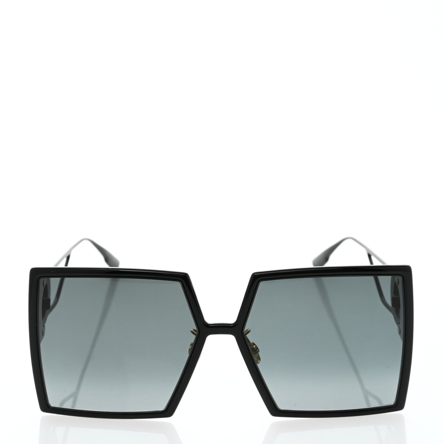 Square 30 Montaigne Sunglasses Black