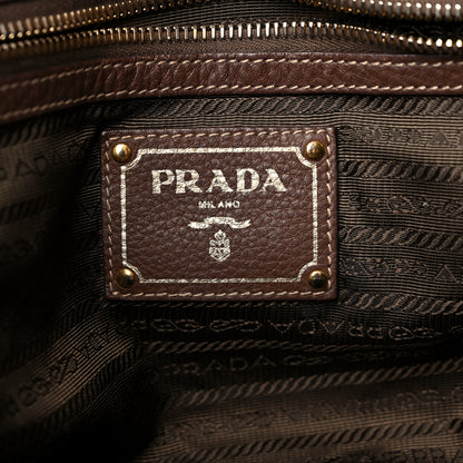 Prada Nylon Tessuto Vitello Daino Tote Corinto 6 of 18