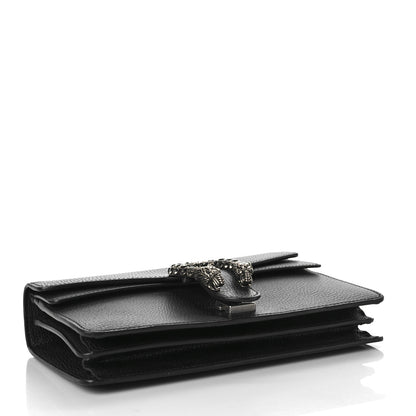 Gucci Pebbled Calfskin Small Dionysus Shoulder Bag Black 4 of 10