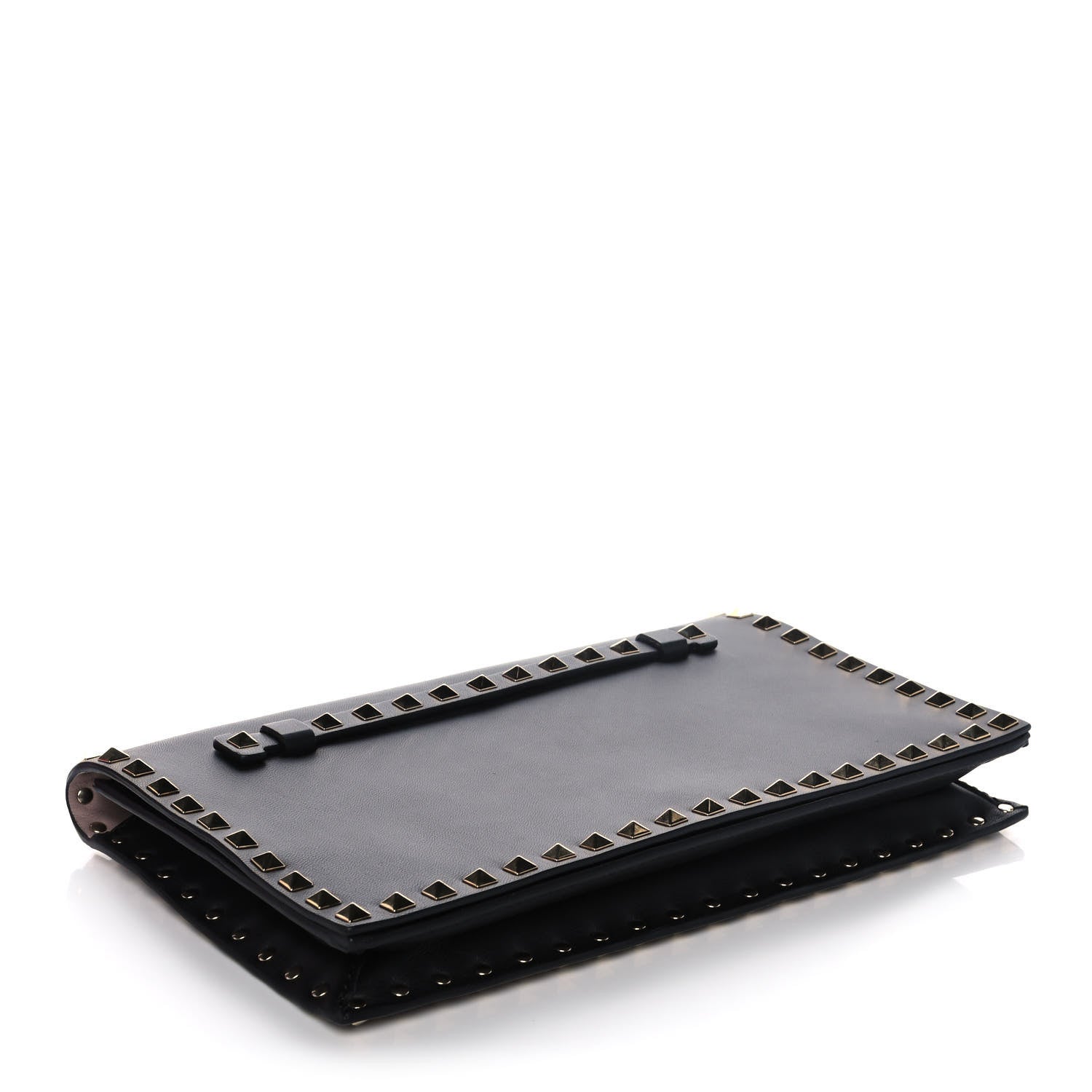 Valentino Garavani Nappa Rockstud Wristlet Clutch Black 4 of 9