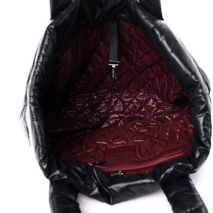 Chanel Nylon Quilted Medium Coco Cocoon Reversible Tote Black 4 of 7