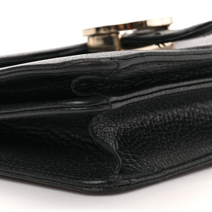 Gucci Dollar Calfskin Small Interlocking G Shoulder Bag Black 8 of 10