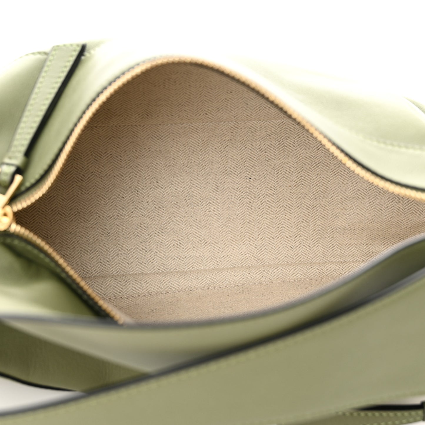 Calfskin Puzzle Hobo Avocado