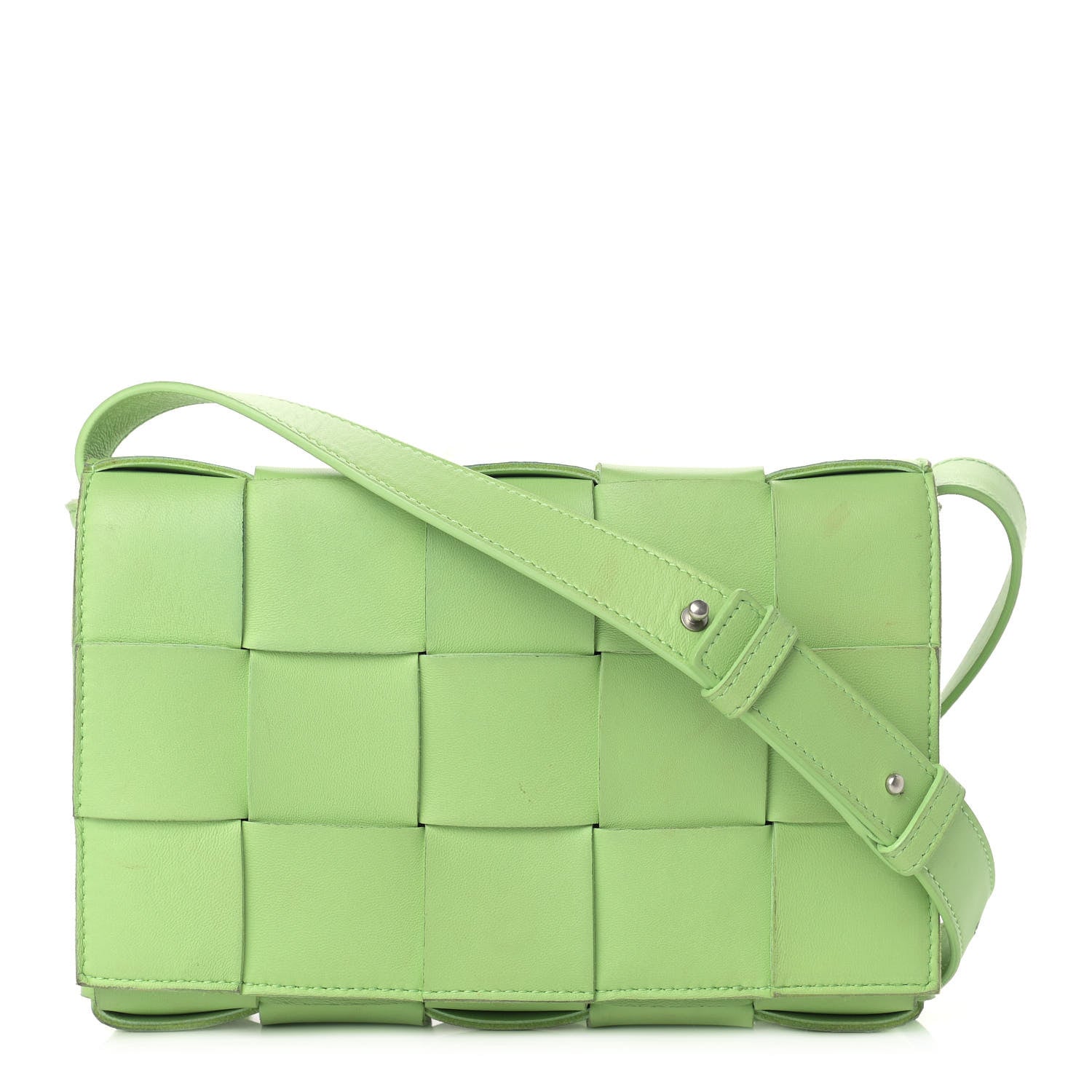 Bottega Veneta Nappa Maxi Intreccio Cassette Bag Pistachio 1 of 16