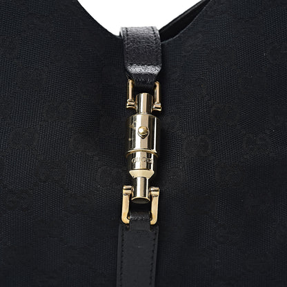 Gucci Monogram Calfskin Large Bardot Tote Black 24 of 24