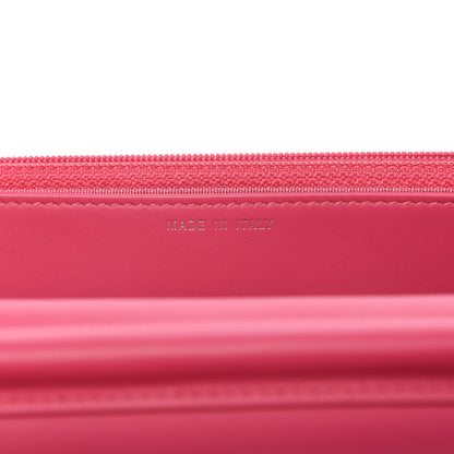Chanel Patent Quilted Wallet On Chain WOC Fuchsia 9 of 11