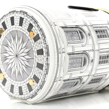 Louis Vuitton X FORNASETTI Calfskin Architettura Cannes Black White 9 of 10