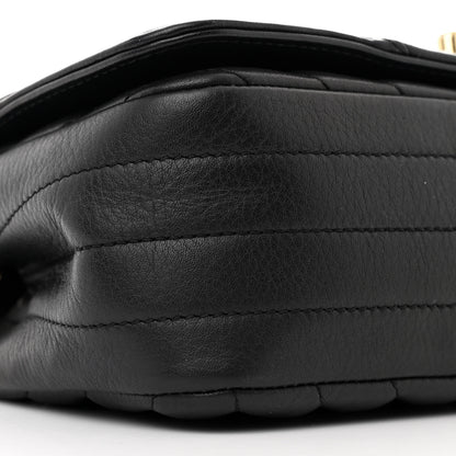 Chanel Calfskin Chevron Quilted Mini Statement Flap Black 9 of 11