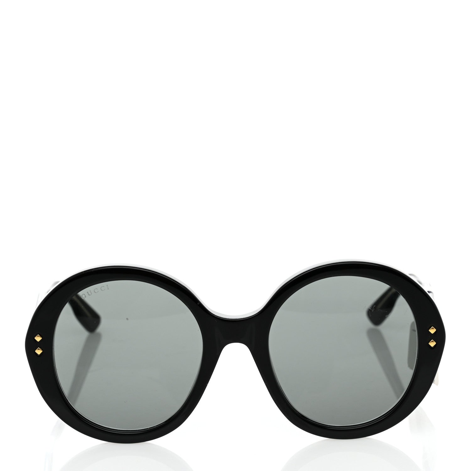 Gucci Acetate Round Sunglasses GG1081S Black 2 of 7