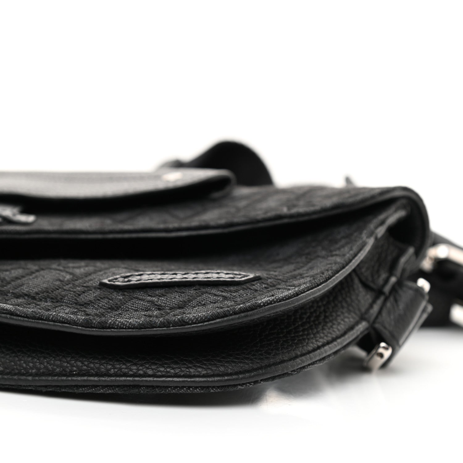 Christian Dior Oblique Saddle Messenger Pouch Blue Black 8 of 9