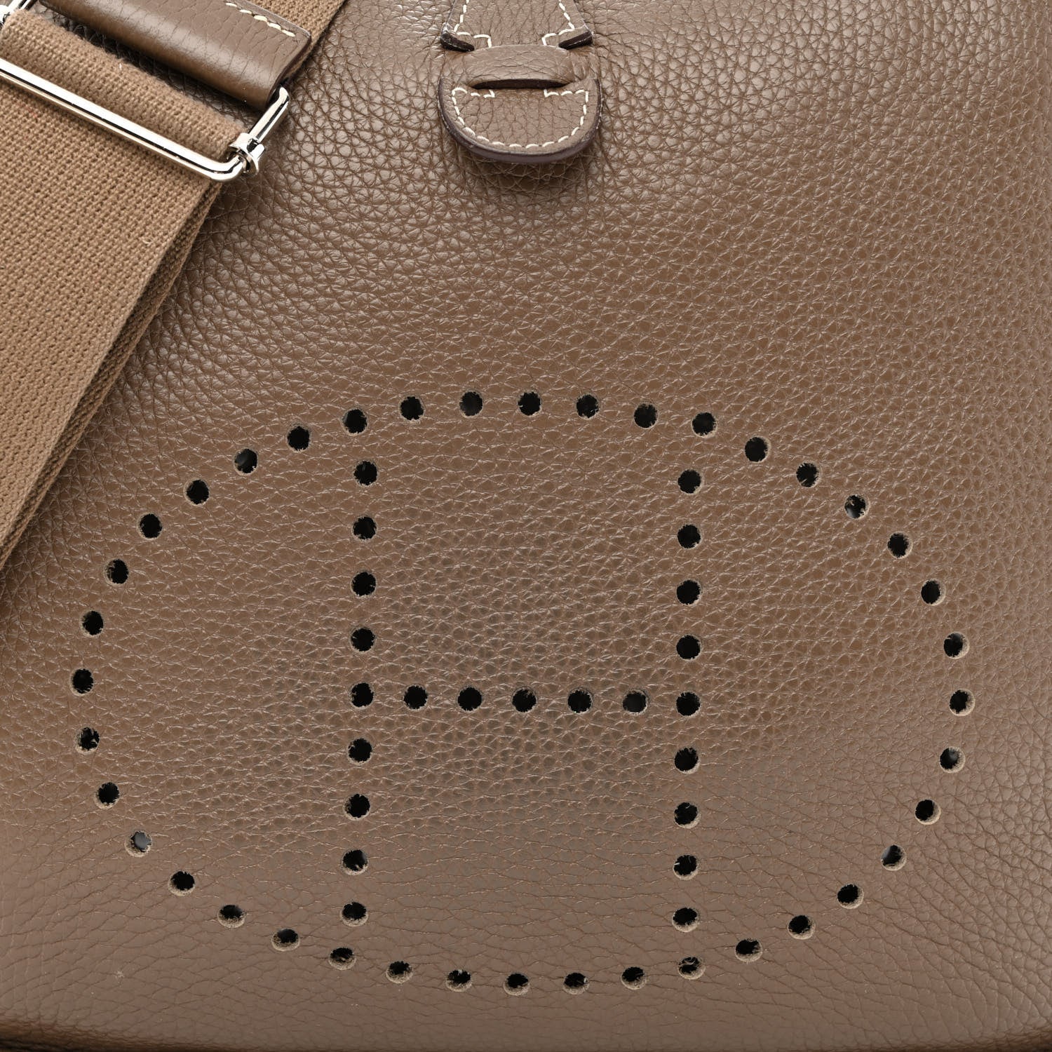 Hermes Taurillon Clemence Evelyne III PM Etoupe 8 of 11