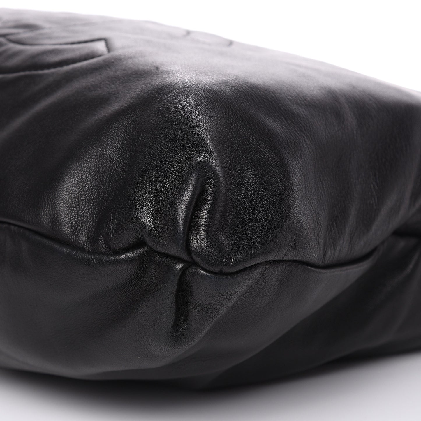 Lambskin Large Soft and Chain Hobo Black