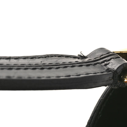 Burberry Lambskin Bridle Calfskin Small Dutton Hobo Black 10 of 10