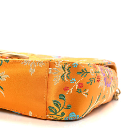 Gucci Jacquard Matelasse Floral Medium GG Marmont Shoulder Bag Yellow 6 of 17