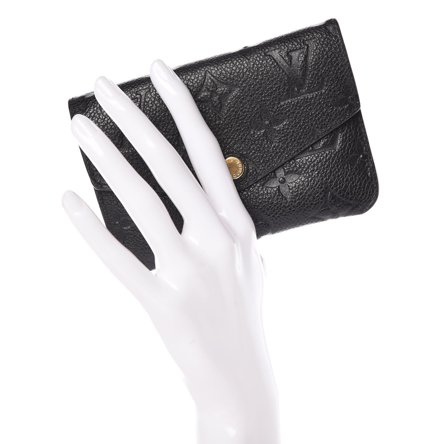 Louis Vuitton Empreinte Key Pouch Black 2 of 7