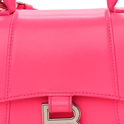 Balenciaga Shiny Box Calfskin Hourglass Top Handle Bag XS Hot Pink 7 of 13