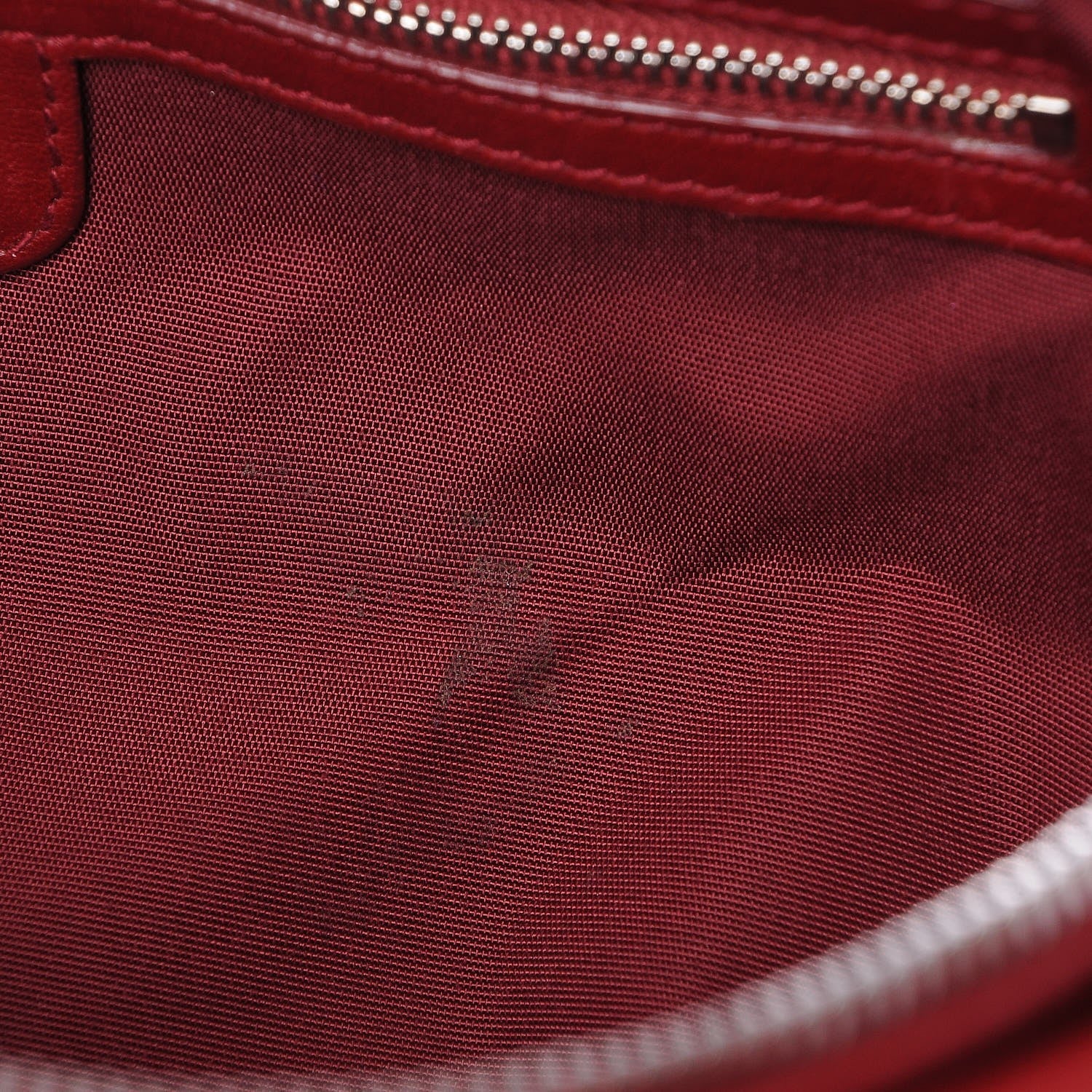 Christian Dior Lambskin Cannage Medium Granville Tote Red 9 of 12