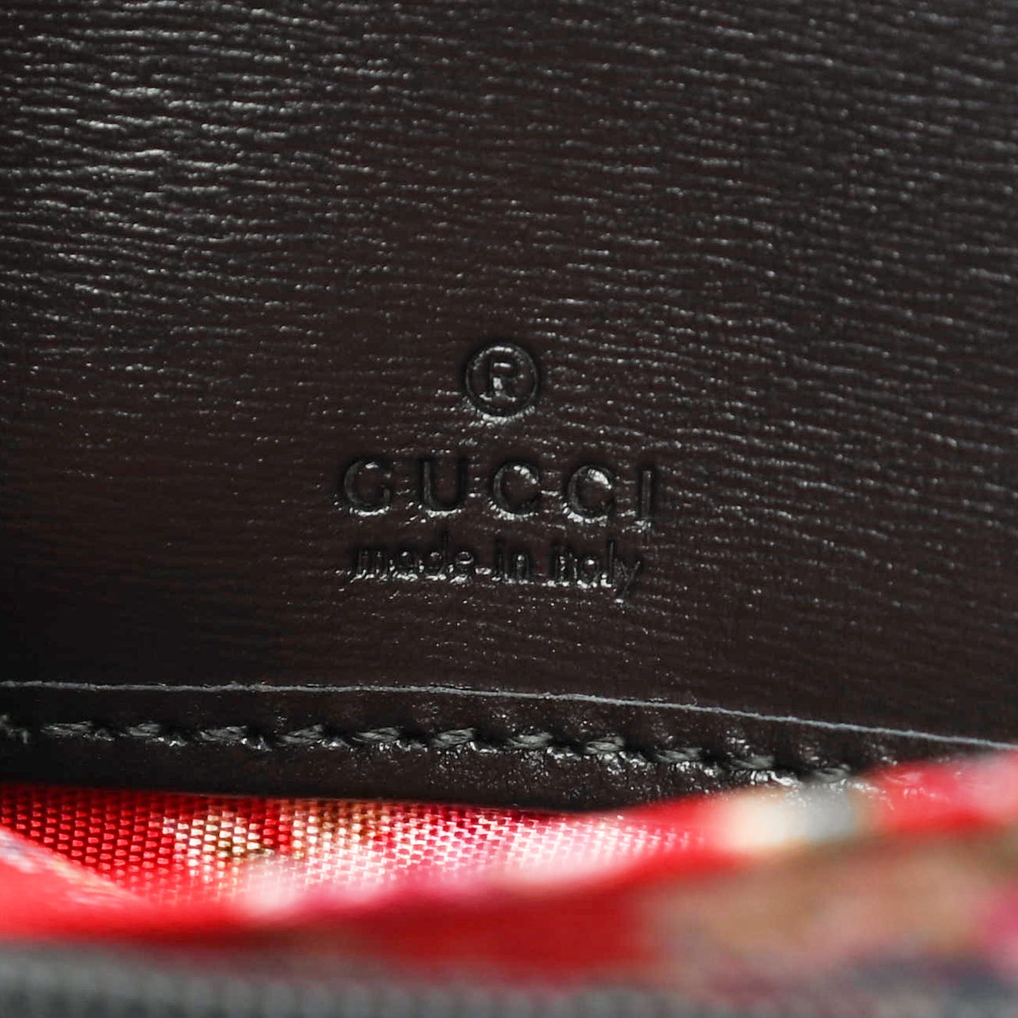 Calfskin Web Trapuntata GG Zip Around Wallet Black