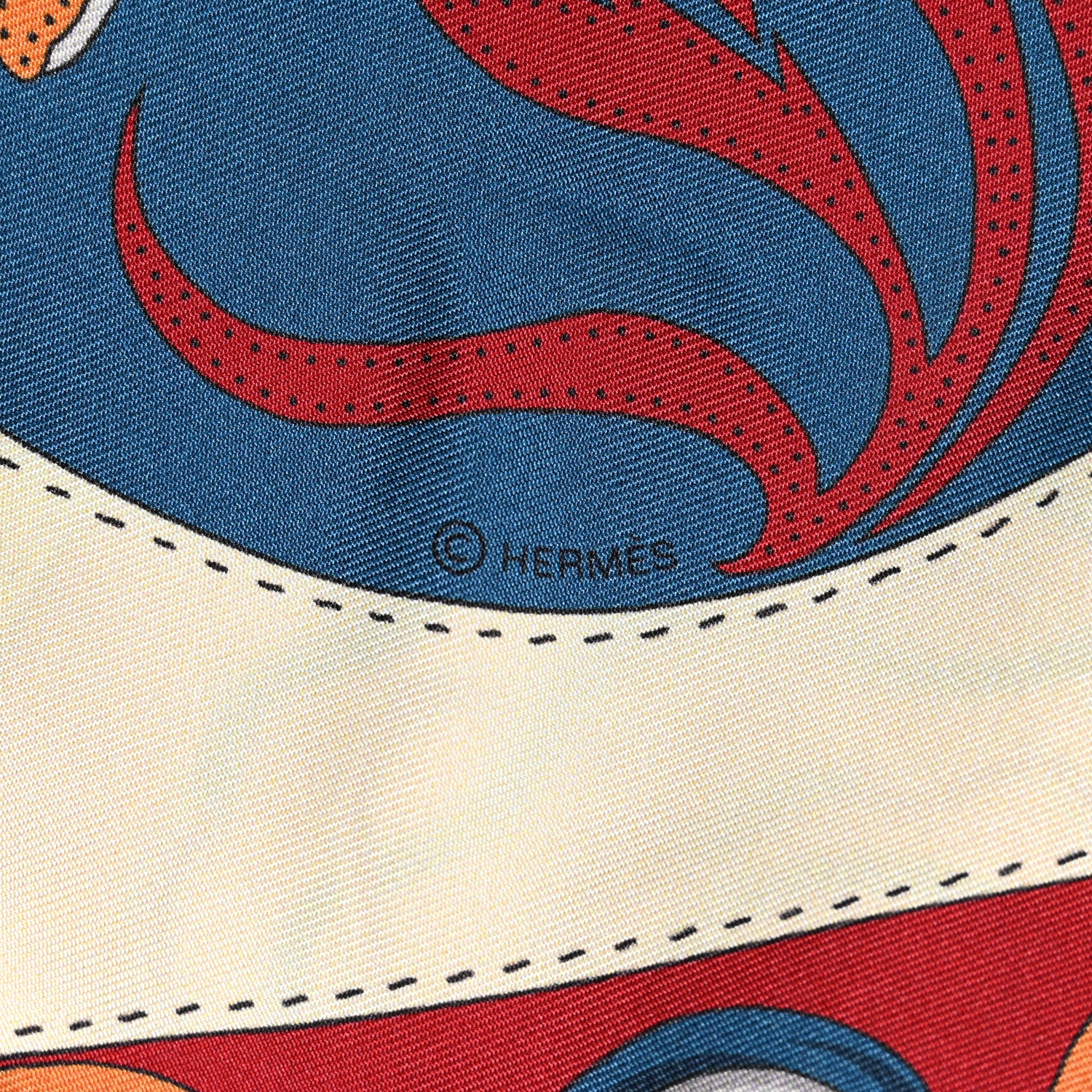 Hermes Silk Festival des Amazones Maxi Twilly 3 of 8