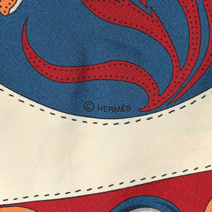 Hermes Silk Festival des Amazones Maxi Twilly 3 of 8