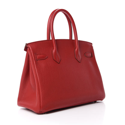 Hermes Togo Birkin 30 Rouge Garance 3 of 17