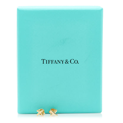 Tiffany 18K Yellow Gold Mini Paloma's Graffiti X Earrings 5 of 5