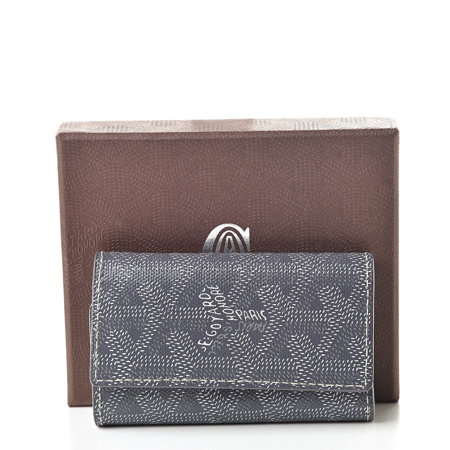 Goyardine Saint Michel 6 Key Holder Grey