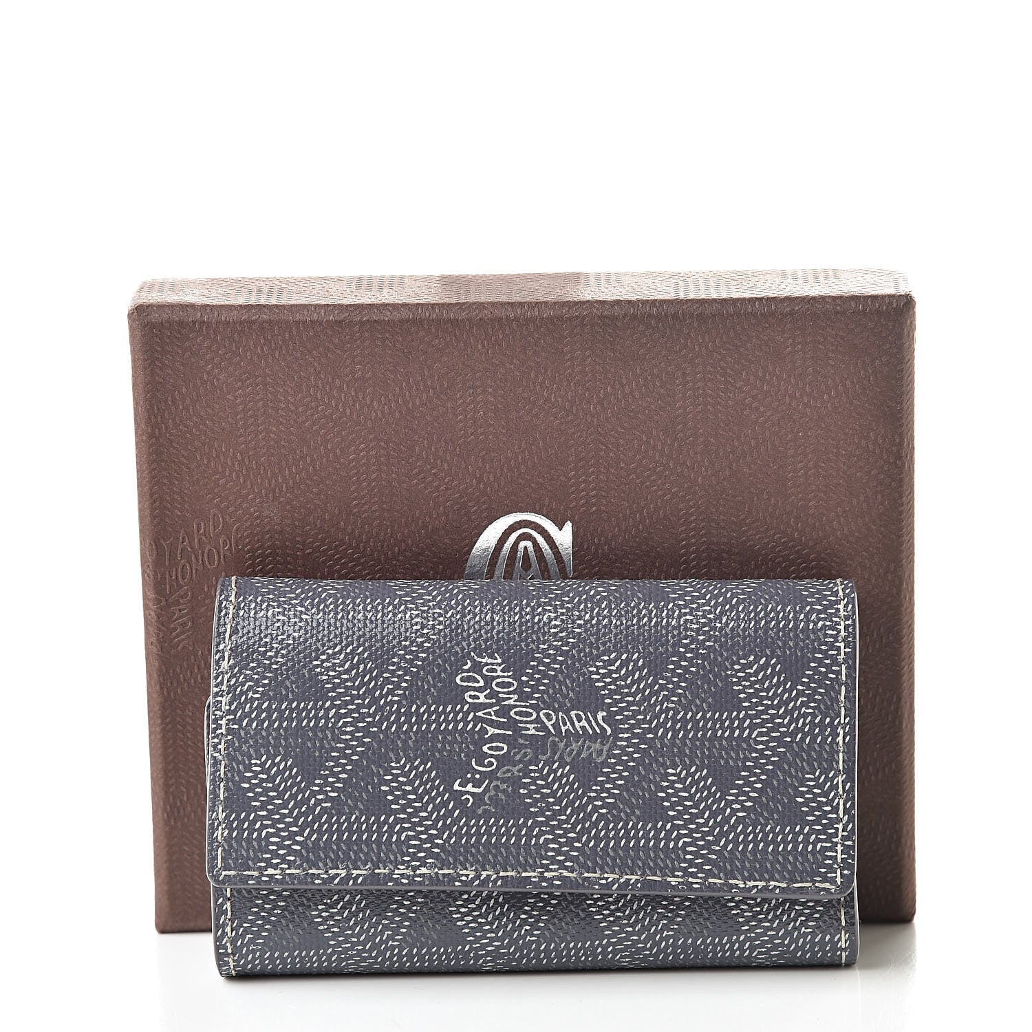 Goyard Goyardine Saint Michel 6 Key Holder Grey 10 of 10