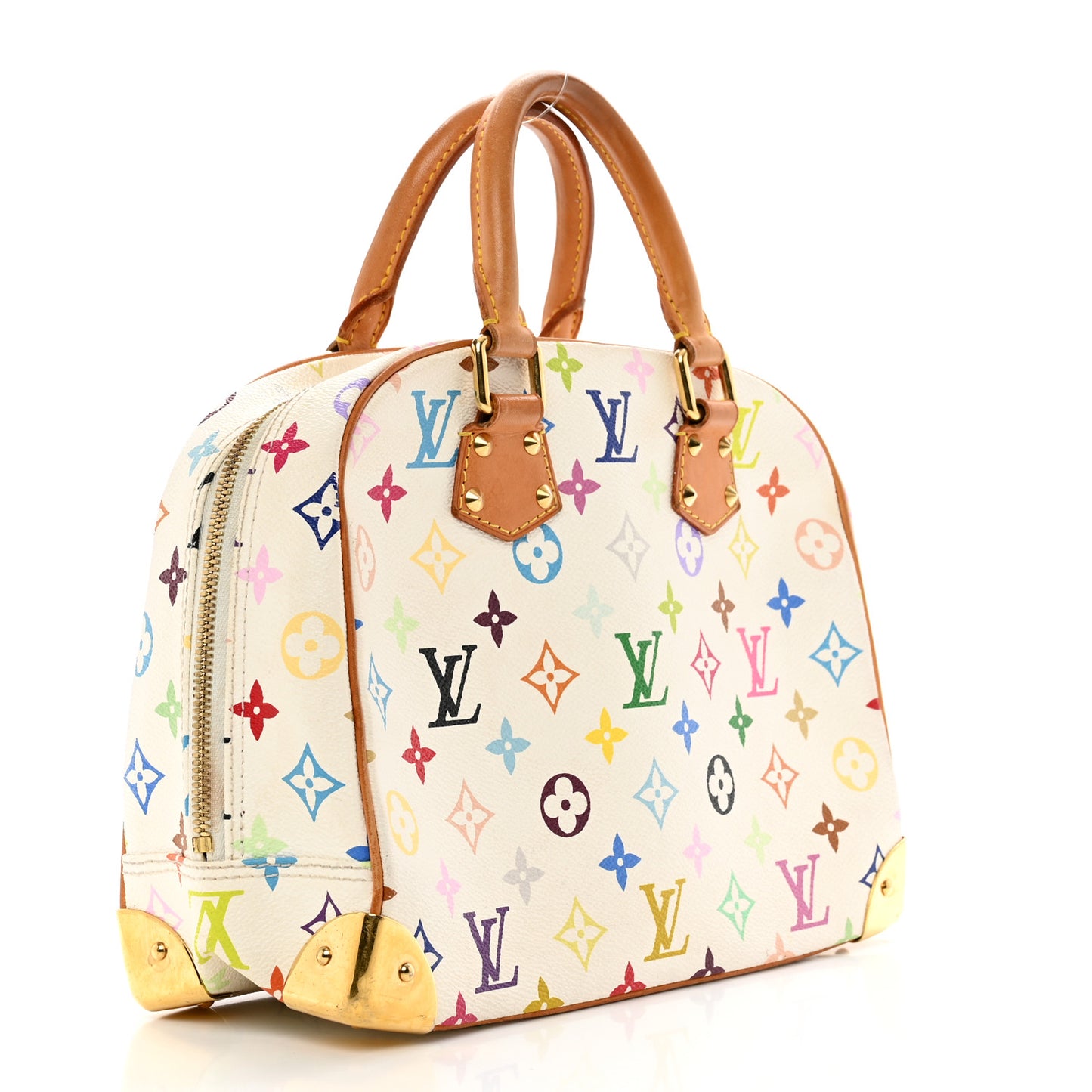 Monogram Multicolor Trouville White