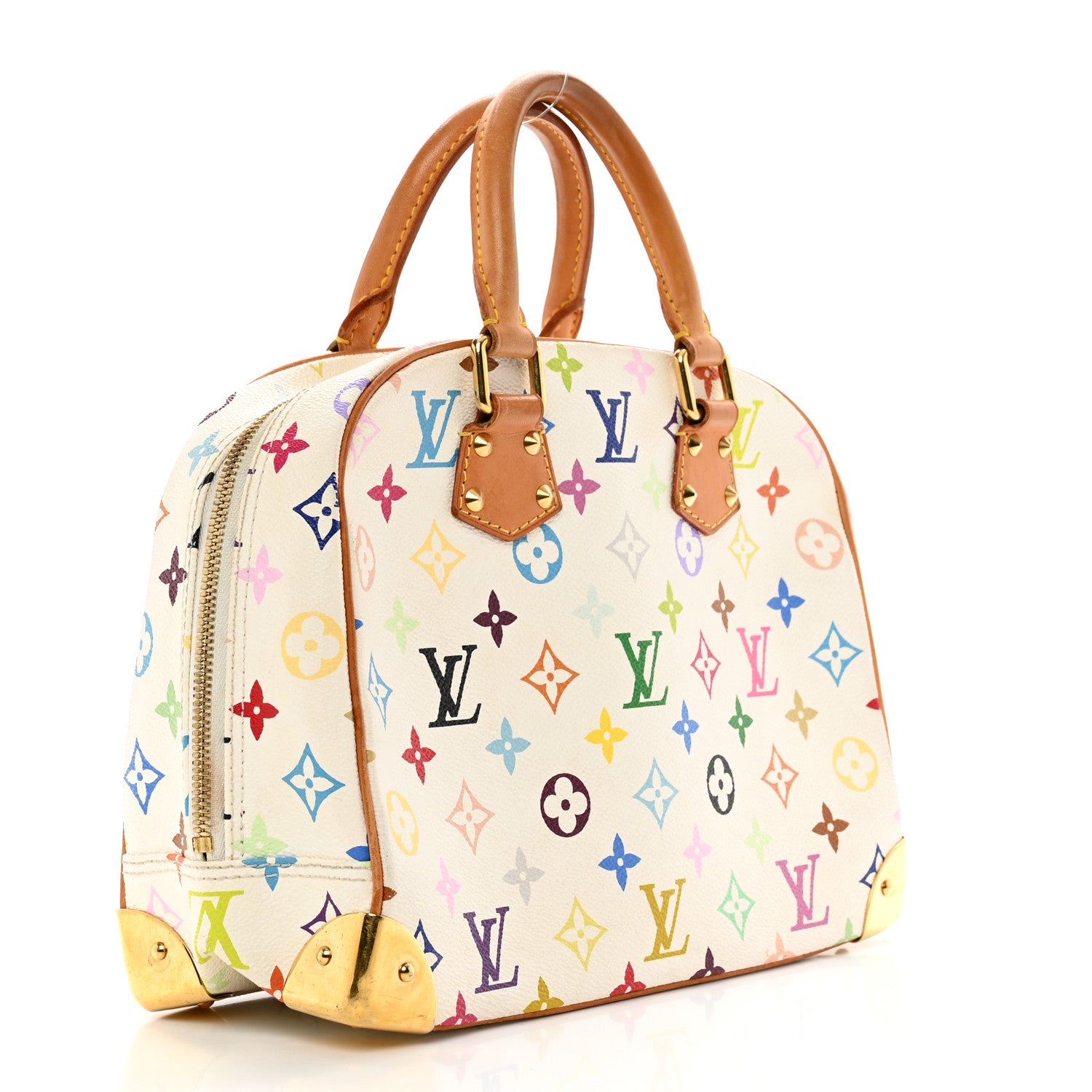 Louis Vuitton Monogram Multicolor Trouville White 3 of 11