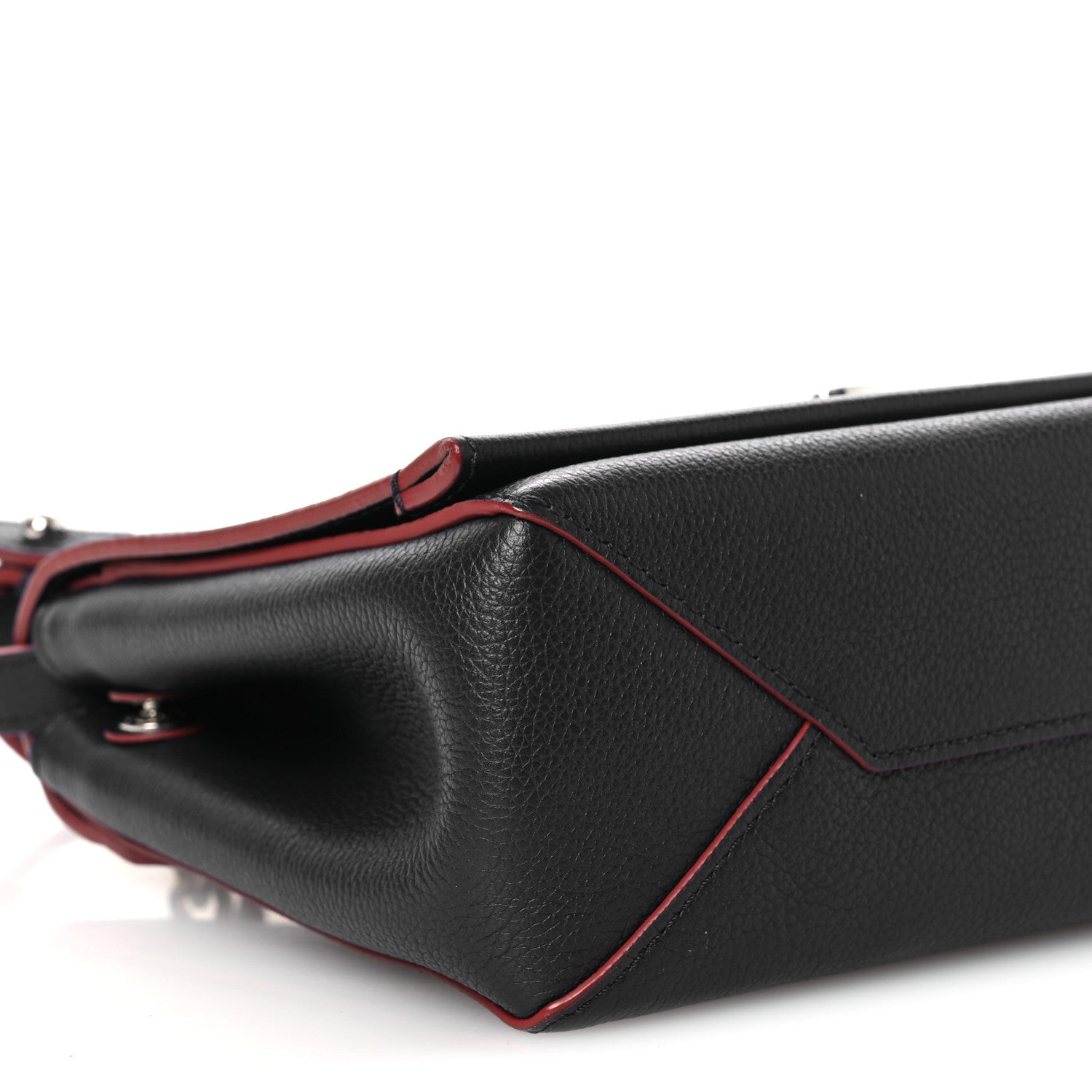 Louis Vuitton Calfskin Lockme II Chain Bag BB Marine Rouge 8 of 11
