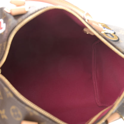 Louis Vuitton Monogram Patches Speedy Bandouliere 30 6 of 11