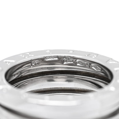 Bulgari 18K White Gold B.Zero1 Three-Band Ring 48 4.5 4 of 4