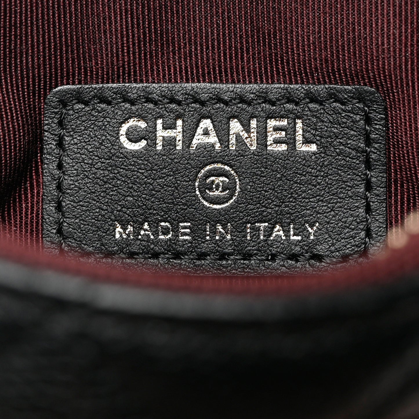 Caviar Quilted Small Cosmetic Case Black