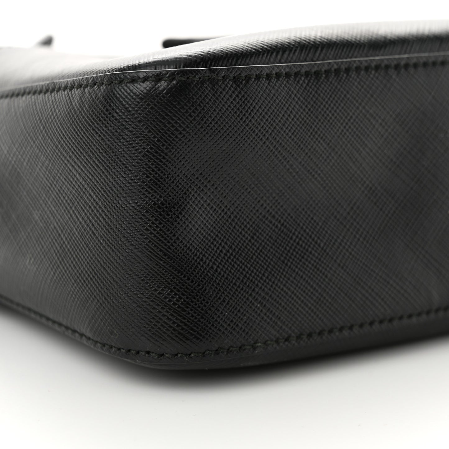 Hammered Calfskin Lydia Bow Camera Bag Black