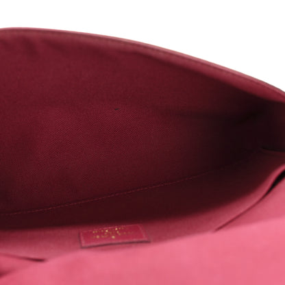 Louis Vuitton Monogram Pochette Felicie Chain Wallet Fuchsia 6 of 13