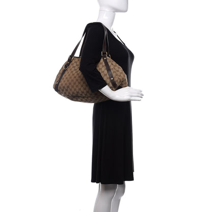 Gucci Monogram Medium Abbey Shoulder Bag Dark Brown 2 of 13