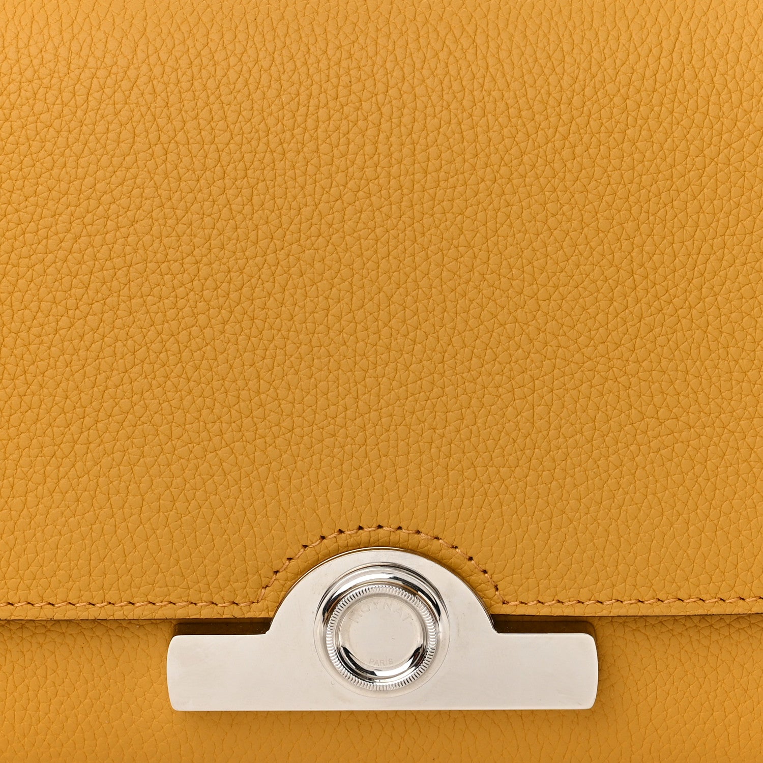 Moynat Taurillon Blush Rejane BB Saffron Yellow 7 of 11