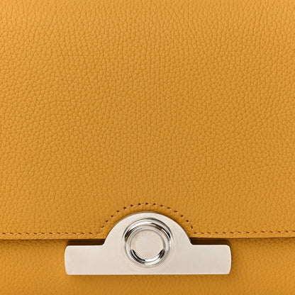 Moynat Taurillon Blush Rejane BB Saffron Yellow 7 of 11