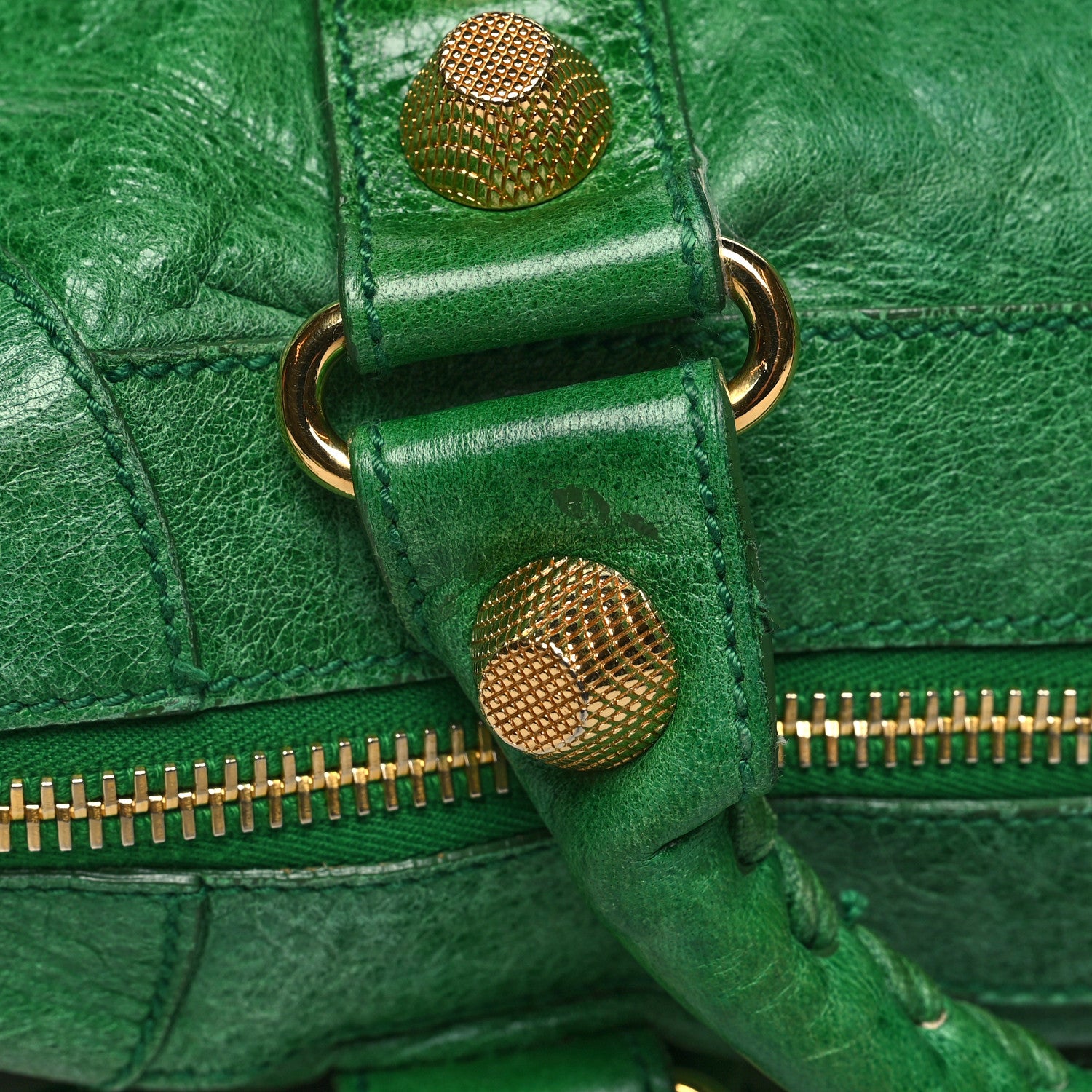 Balenciaga Agneau Giant 21 Gold Hardware Work Vert Gazon 15 of 17