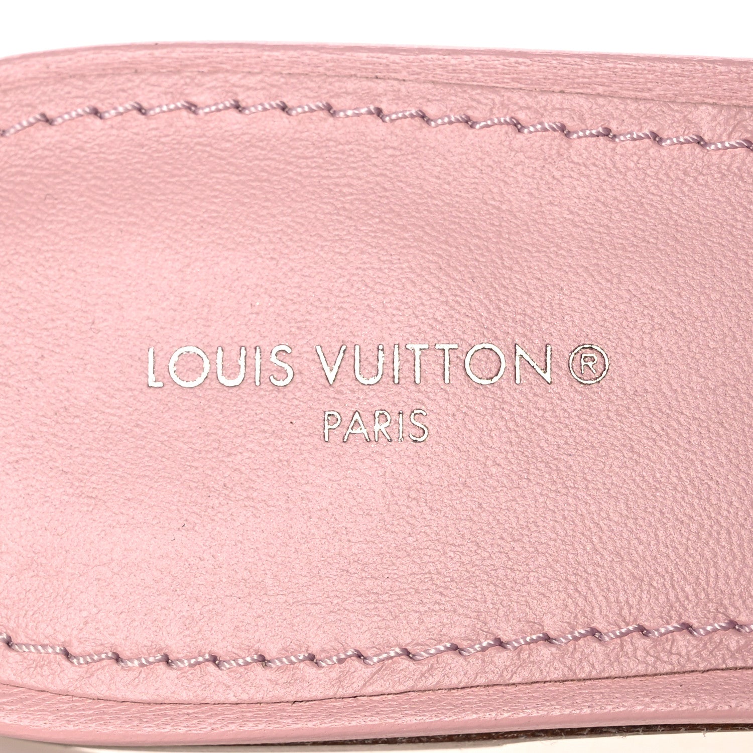 Louis Vuitton Lambskin Embossed Monogram Revival Flat Mules 39 Light Pink 7 of 9