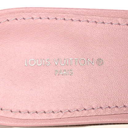 Louis Vuitton Lambskin Embossed Monogram Revival Flat Mules 39 Light Pink 7 of 9