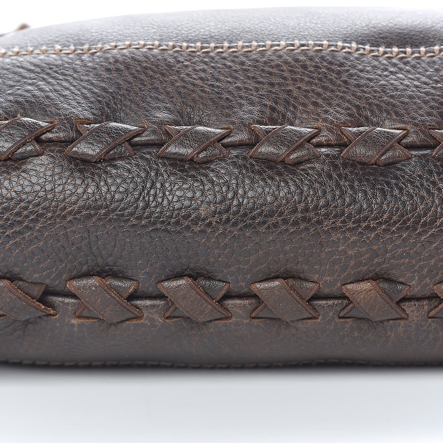 Gucci Calfskin Large New Jackie Shoulder Bag Dark Brown 17 of 19