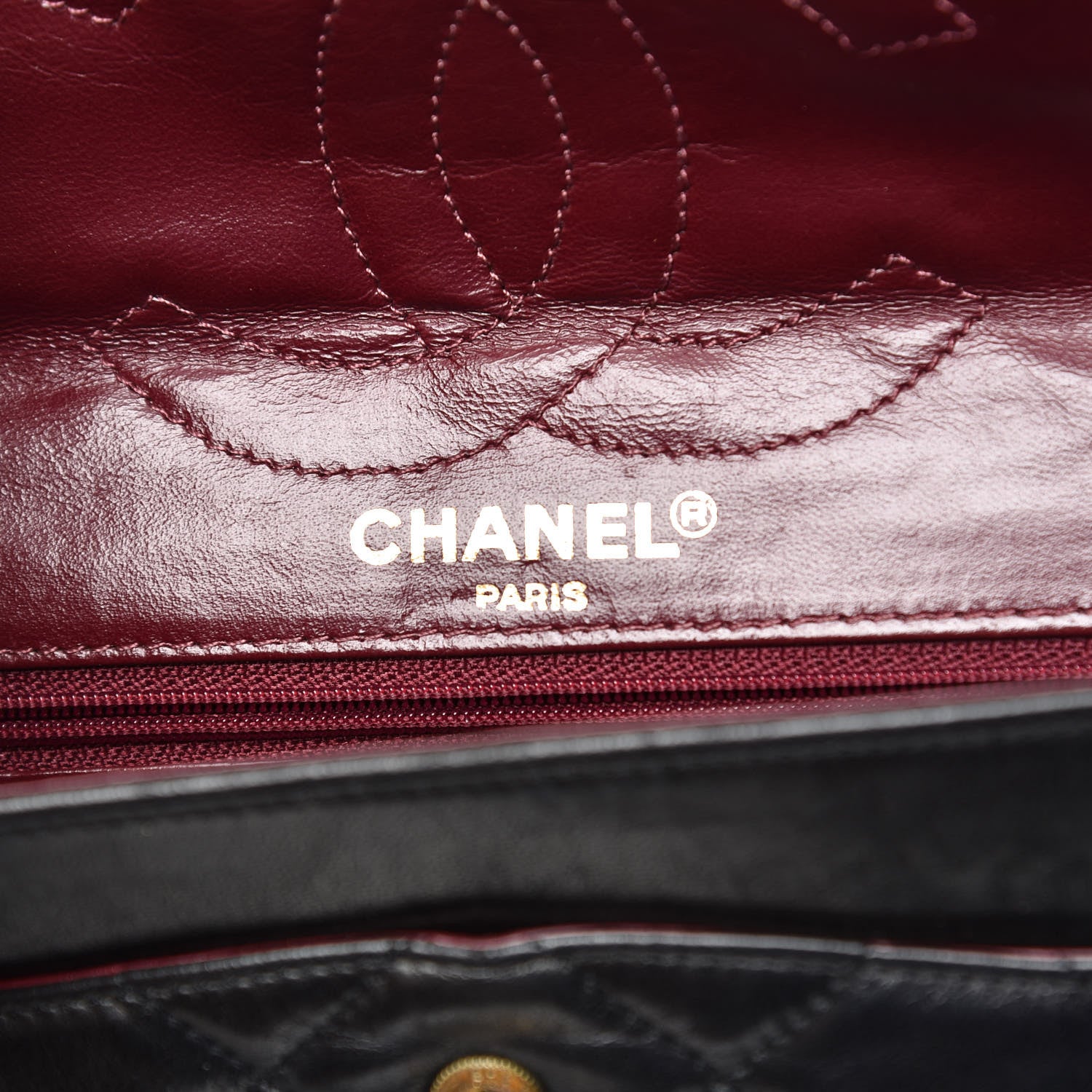 Chanel Lambskin Quilted Medium Double Flap Black 6 of 11