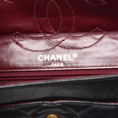 Chanel Lambskin Quilted Medium Double Flap Black 6 of 11